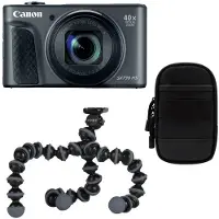 Canon PowerShot SX740 HS Lite Edition Travel, 20,3 MP, 5184 x 3888 Pixel, CMOS, 40x, 4K Ultra HD, Schwarz
