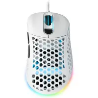Sharkoon Light² 200, Beidhändig, Optisch, USB Typ-A, 16000 DPI, Weiß