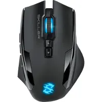 Sharkoon Skiller SGM1, rechts, Optisch, USB Typ-A, 10800 DPI, 8000 fps, Schwarz