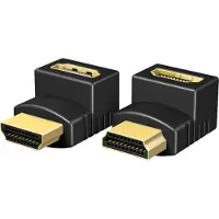 Icy Box 2x HDMI Winkeladapter mit zwei verschiedenen Ausrichtungen