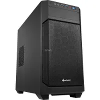 Sharkoon V1000, Mini Tower, PC, Schwarz, micro ATX, Mini-ITX, Metall, 15,5 cm