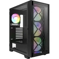Montech AIR 1000 PREMIUM, Midi Tower, PC, Schwarz, ATX, micro ATX, Mini-ITX, Gaming, Multi
