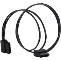 Silverstone CP11, 0,3 m, SATA III, Männlich/Männlich, Schwarz