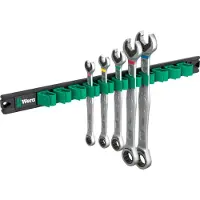 Wera 9631 Magnetleiste 6000 Joker 2 Maul-Ringratschenschlüssel-Satz - 05020015001