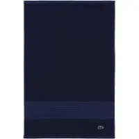 Lacoste Gästehandtuch "LLECROCO", blau (marine), B:40cm L:60cm, Frottier, Obermaterial: 100% Baumwolle, Handtücher, Gästehandtuch, mit Label-Applikationen