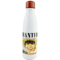 Cinereplicas Metallflasche Mit Ruffys Steckbrief 500ml