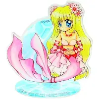 Uchiwa Mermaid Melody: Pichi Pichi Pitch Acryl Luchia Nanami Mit Blumenfigur 21 Cm Rosa Rosa One Size