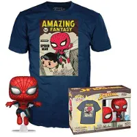 Loungefly Set Figur POP & Tee Marvel Spiderman Comic Cover