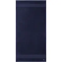 Lacoste Frottier Handtücher Lecroco Duschtuch 70x140 cm | marine - blau