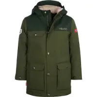 TROLLKIDS 354-322 Kinder-Regenjacke in Grün für Alltag