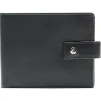 Esquire Leder Geldbörse Rome Scheintasche Black schwarz