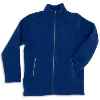 Engel - Herren-Jacke mit Reißverschluss an den Taschen - Wolljacke Gr 58/60 blau