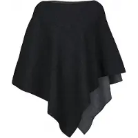 Mufflon - Women's Extra - Poncho Gr One Size schwarz
