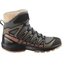Salomon Stiefel Botas XA Pro V8 Winter ClimaSalomon Waterproof gris oscuro marrón infantil für Damen