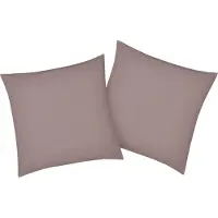 Bellana Kissenbezug "Mako-Jersey-Exclusiv", grau (taupe), B:80cm L:80cm, Baumwolle, Obermaterial: 100% Baumwolle, Kissenbezüge, Kissenbezug, aus reiner Baumwolle