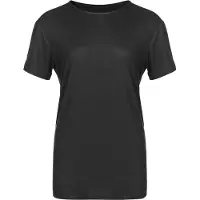 Athlecia Lizzy W Slub Short Sleeve Tee black melange (1111) 34