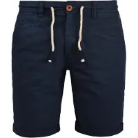Blend Shorts "Shorts BHLias", Herren, Gr. M, N-Gr, blau (navy), Obermaterial: 55% Leinen LI. 45% Baumwolle CO., Hosen Shorts