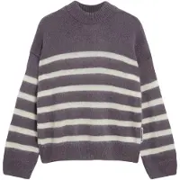 Armedangels - Women's Gwyneiraa Stripes - Wollpullover Gr XS grau/lila