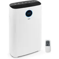 N8werk Luftreiniger 6-fach-Filtersystem H14 Filter Allergiker filtert Pollen, Staub - Bakterien etc. App-Steuerung UVC- Licht - Raumgröße bis zu 50 m²