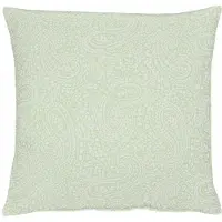Apelt Dekokissen "7907 Uni Paisley" Gr. 1, blau (türkis, unifarben), B:39cm L:39cm, Kunstfaser, Polyester, Dekokissen_Sitzkissen_Kissenhüllen, Dekokissen, Kissenhülle mit Füllung, 1 Stück