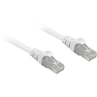 Sharkoon Cat.6a SFTP, 0,5 m, Cat6a, S/FTP (S-STP), RJ-45, RJ-45, Weiß