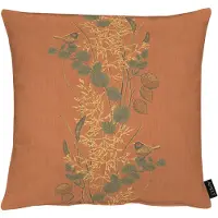 Apelt Dekokissen "5250" Gr. 1, grün (grün, orange, gemustert), B:48cm H:5cm L:48cm, Polyester, Dekokissen_Sitzkissen_Kissenhüllen, Dekokissen, Kissenhülle mit Füllung, 1 Stück