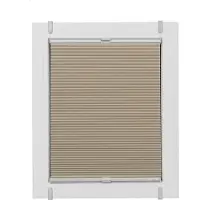 Sunlines Wabenplissee "One Size Style Honeycomb VD" verdunkelnd ohne Bohren verspannt Zubehörfarbe grau, zum Klemmen