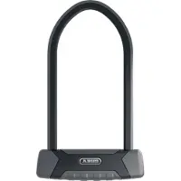 ABUS Bügelschloss Granit XPlus 540 - Fahrradschloss mit XPlus Zylinder - -Sicherheitslevel 15 - Schwarz/Grau - 230 mm Bügelhöhe