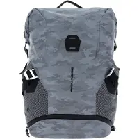 Piquadro PQ-Modular Laptoprucksack 15,6" aus rezykliertem antiviralen Stoff Camo Grigio