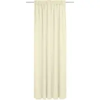 Wirth Vorhang "Sunday", beige (creme), B:142cm H:265cm, Jacquard, Baumwolle, Polyester, Gardinen, Vorhang, nach Maß