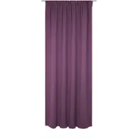 Wirth Vorhang "Newbury", lila (beere), B:130cm H:295cm, Baumwolle, Polyester, Gardinen, Vorhang, nach Maß