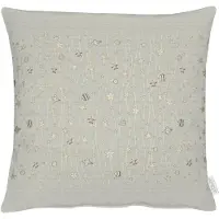 Apelt Dekokissen "6301" Gr. 1, grau (goldfarben, taupe, gemustert), B:48cm H:5cm L:48cm, Polyester, Dekokissen_Sitzkissen_Kissenhüllen, Dekokissen