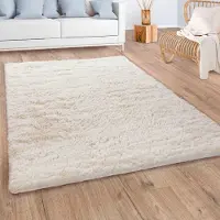 Paco Home Hochflor-Teppich "Silky 591", rechteckig, 37 mm Höhe, Uni-Farben, besonders weich und kuschelig