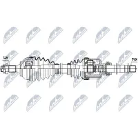 NTY NPW-PE-087 Antriebswelle Vorne Rechts passend für PEUGEOT 2008 Kombi (CU) 207 (WA, WC) 207 CC (WD) 208 I Schrägheck (CA, CC) 207 SW (WK)