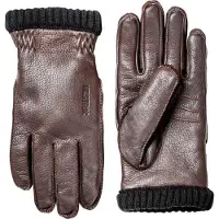 Hestra - Deerskin Primaloft Rib - Handschuhe Gr 10 braun