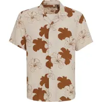 Blend Kurzarmhemd "Kurzarmhemd BHShirt", Herren, Gr. L, N-Gr, braun (toffee), Obermaterial: 100% Viskose CV., Hemden Kurzarmhemd