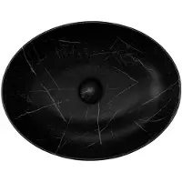 Riho Livit Marble Aufsatzwaschtisch, oval, 520x395x130mm, W031004M01
