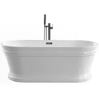 Creavit ANTIK Freistehende Badewanne 160x79cm, Weiß