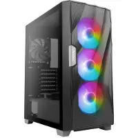 Antec DF700 Flux, Midi Tower, PC, Schwarz, ATX, micro ATX, Mini-ITX, Kunststoff, Stahl, Gaming