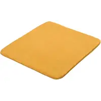 Kleine wolke Badematte "Cony, Badvorleger, Badezimmer Teppich", gelb (goldgelb), H:25mm, Polyester, Badematten, Badematte, Badteppich, Fell-Optik, Uni Farben, besonders weich & kuschelig