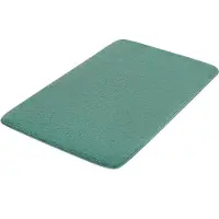 Kleine wolke Badematte "Meadow, Badvorleger, Badezimmer Teppich" Gr. 2, grün (eucalyptus), H:30mm, Polyester, Badematten, Badematte, Badteppich, Uni Farben