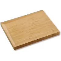 Kesper Schneidebrett, Bambus , Tranchierbrett mit schräger Schnittfläche für einen optimalen Saftablauf , Maße (L x B x H): 39 x 30 x 3,5 cm
