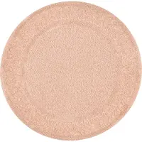 Kleine wolke Badematte "Talia, Badvorleger, Badezimmer Teppich", lila (pearl), H:9mm, Baumwolle, Badematten, Badematte, Badteppich, rund, Uni Farben, mit Bordüre
