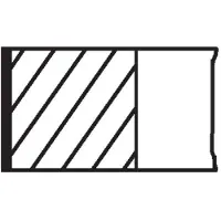 MAHLE ORIGINAL 029 92 N2 Kolbenringsatz Kolbenringe für VW GOLF III (1H1) Polo Schrägheck (6N1) Polo Coupe (86C, 80) GOLF III Variant (1H5) Polo Schrägheck