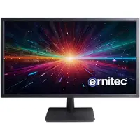 Ernitec 0070-24124-POE, 61 cm (24"), 1920 x 1080 Pixel, Full HD, LED, 5 ms, Schw