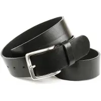 Anthoni Crown Ledergürtel , Herren, Gr. 115, schwarz, Leder, unifarben, Gürtel Ledergürtel, Denim-Vollledergürtel
