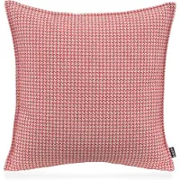 Hock Dekokissen H.O.C.K. "Bobo", rot (rot, gemustert), B:50cm H:10cm L:50cm, Baumwolle, Polyester, Dekokissen_Sitzkissen_Kissenhüllen, Dekokissen, mit Jaquard-Struktur, Kissenhülle mit Füllung, 1 Stück