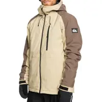 Quiksilver Snowboardjacke "Mission", Herren, Gr. XL, braun (twill), Obermaterial:100% Microfaser;, Jacken Snowboardjacke