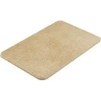 Kleine wolke Badematte "Meadow, Badvorleger, Badezimmer Teppich", beige (bahamabeige), H:30mm, Polyester, Badematten, Badematte, Badteppich, Uni Farben