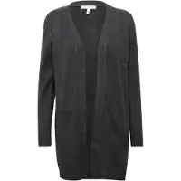 B.young Strickjacke "Damen Langarm BYNONINA", Damen, Gr. M, grau (dunkelgrau melange), Obermaterial: 50% Viskose CV. 27% Nylon NY. 23% Polyester PES., Strickjacken Strickjacke